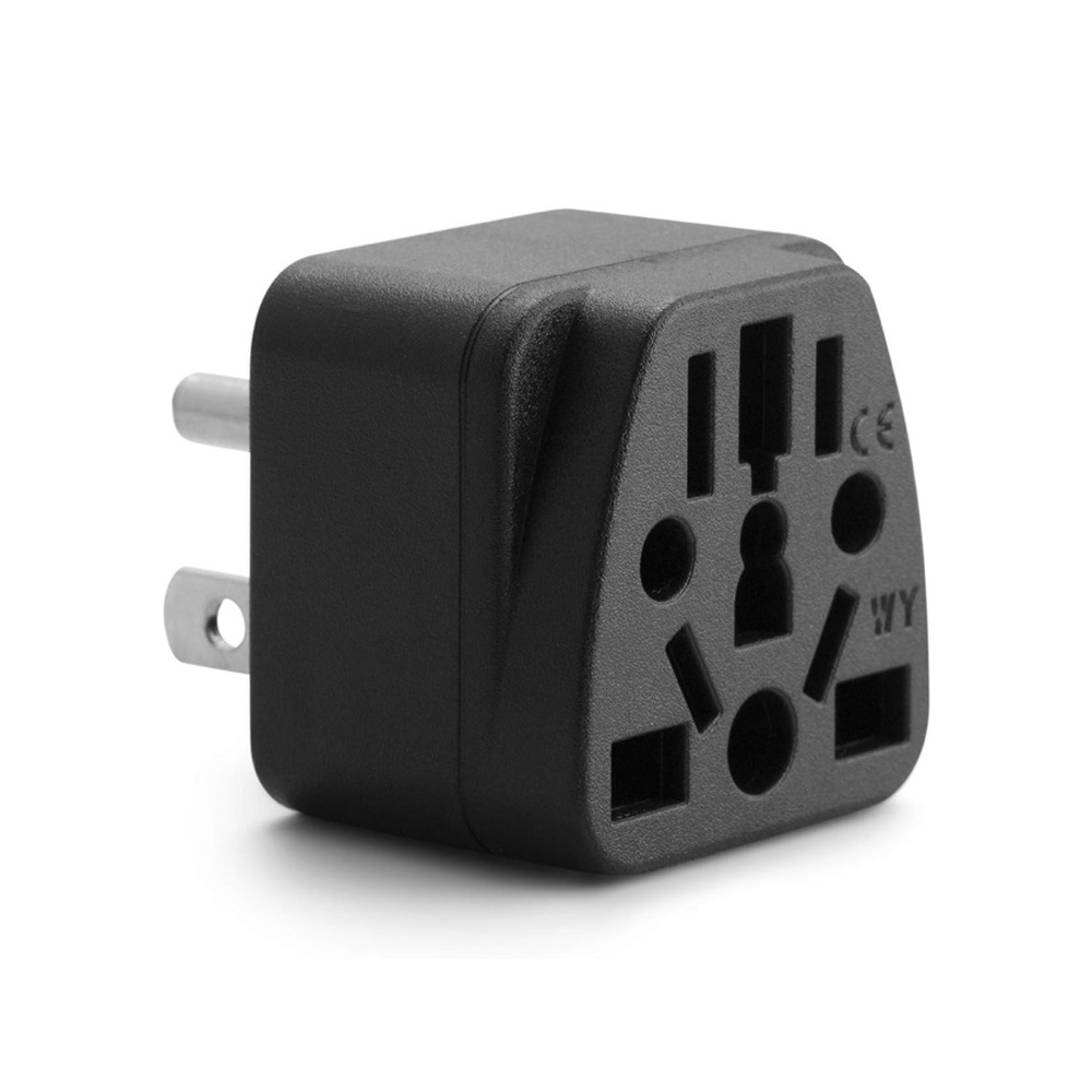 US Travel Plug Adapter, EU,AU,UK,NZ,CN,in to USA (Type B)